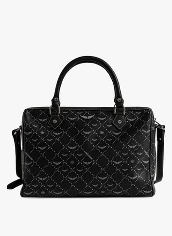 Sac porté main imprimé ZADIG&VOLTAIRE Noir
